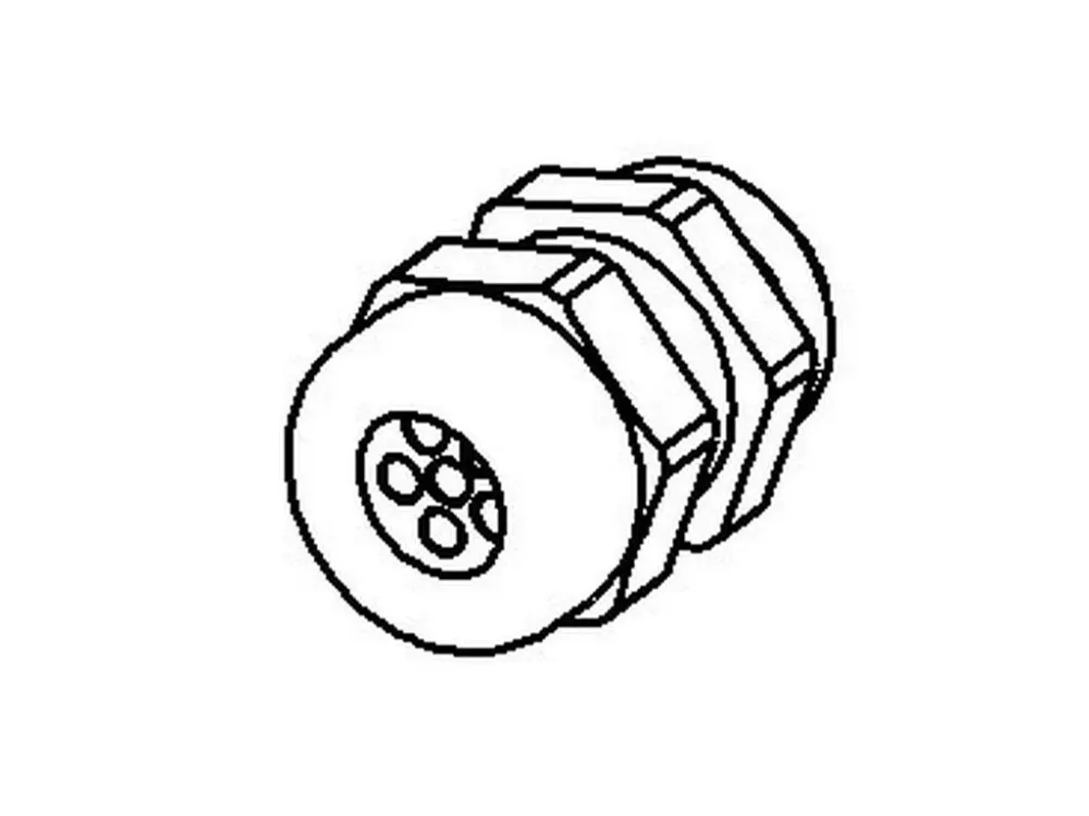 Kabelforskruning MANIFOLD PA M20 2xØ4mm grå