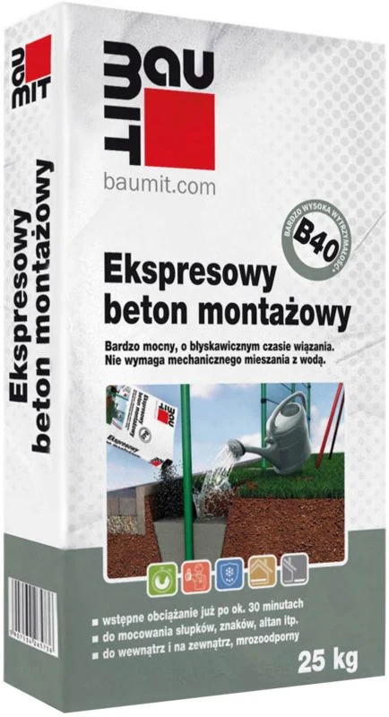 Baumit B40 ekspres beton til montage 25 kg