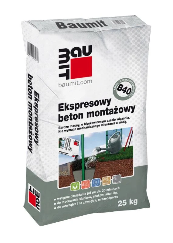 Baumit B40 ekspres beton til montage 25 kg