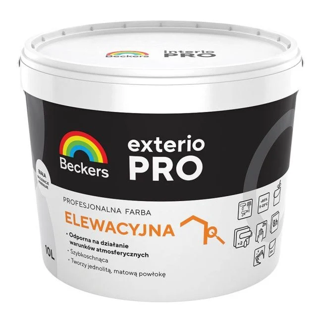 Beckers Exterio Pro facadefarve ivory 10 l