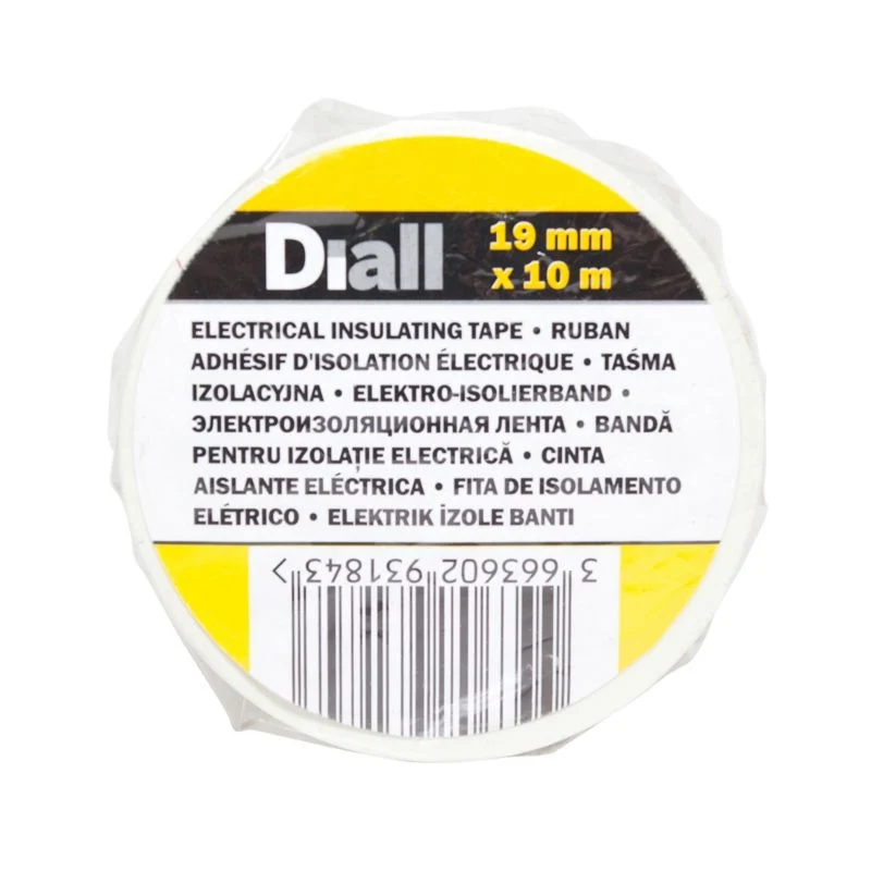 Diall PVC-isolationstape 19 mm x 10 m alabast