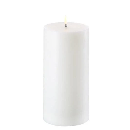Dimensional Lumber Uyuni - Bloklys 3D Flamme 10,1 x 20 Cm. - Nordic White