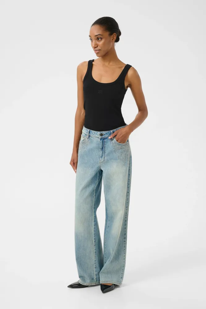 Gestuz - Gzdrew Logo Top 2.0 - 100017 Black Xs