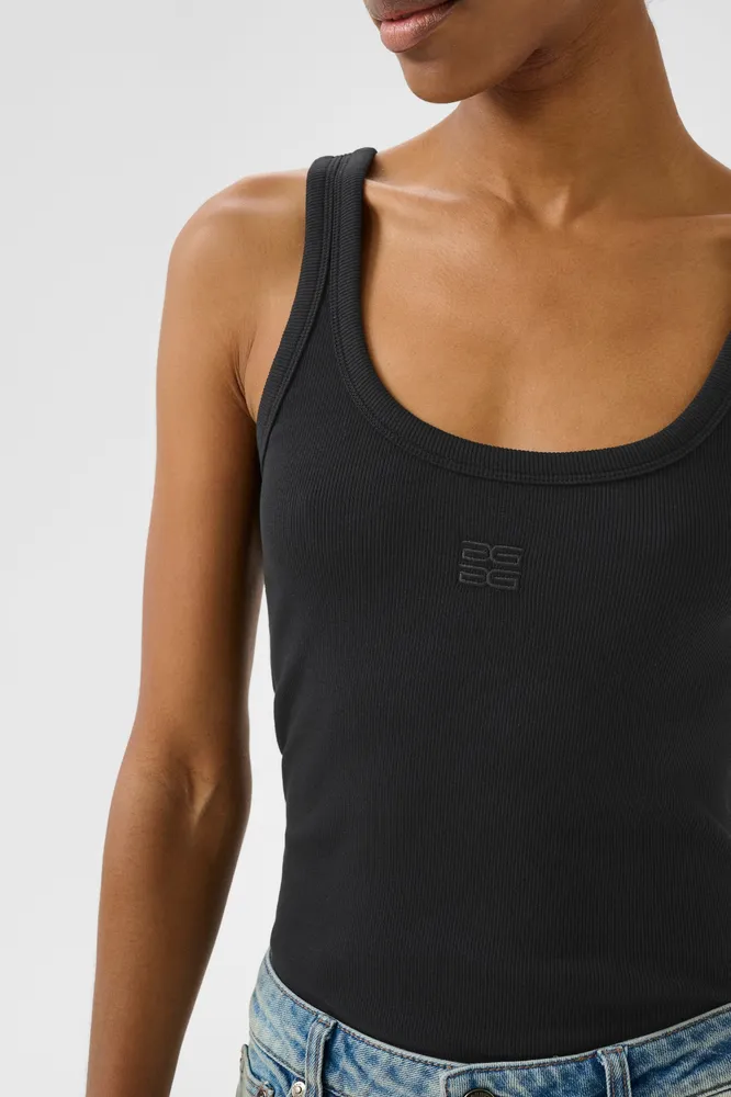 Gestuz - Gzdrew Logo Top 2.0 - 100017 Black Xs