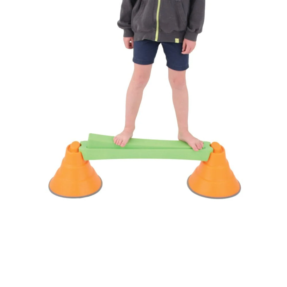 Gonge Build-N-Balance Balance Bropillesæt med Vippe Planke - H:24 cm.