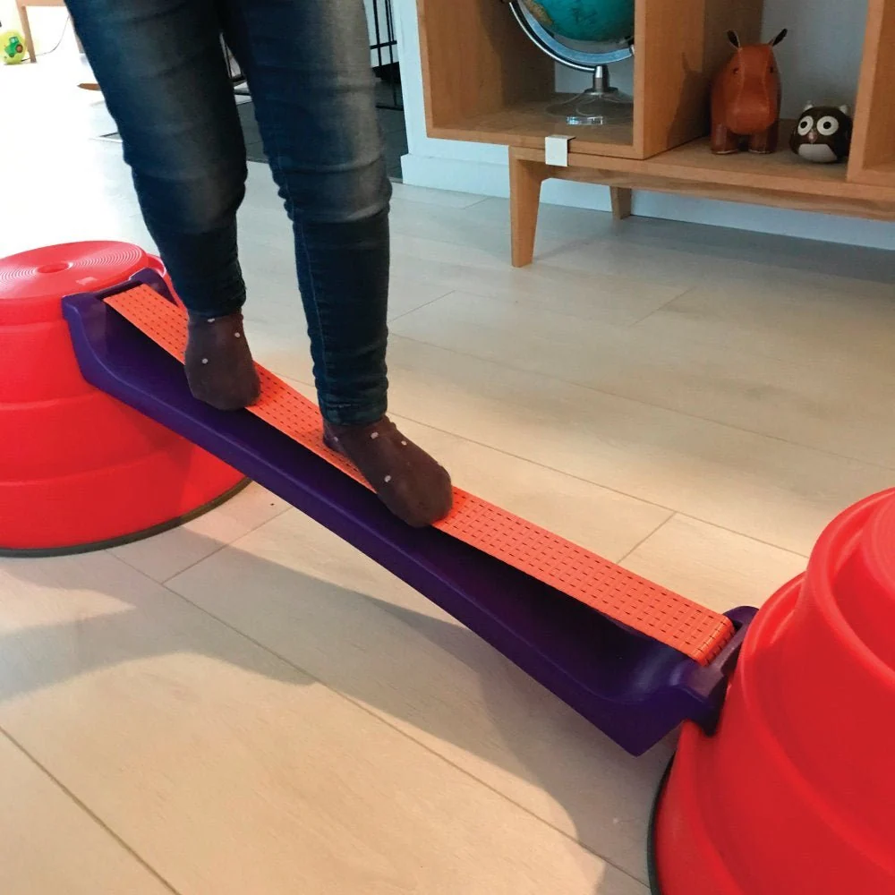 Gonge Build-N-Balance Balancetopsæt med Slack Line - H:24 cm.