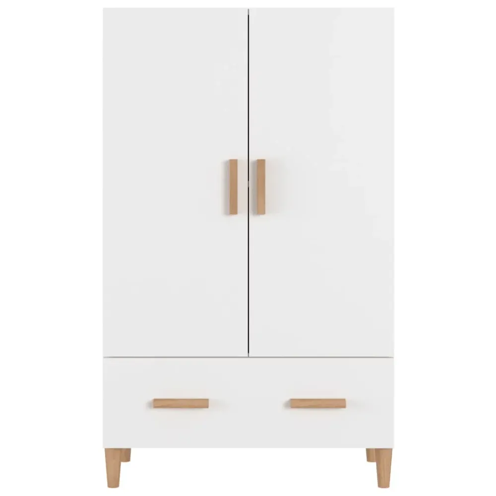 Skab 70X31X115 Cm Samlet Træ Graa