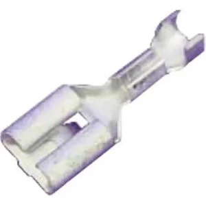 Fladstik hun uisol. m/låsetap 6,3x0,8mm 1,5-2,5mm²