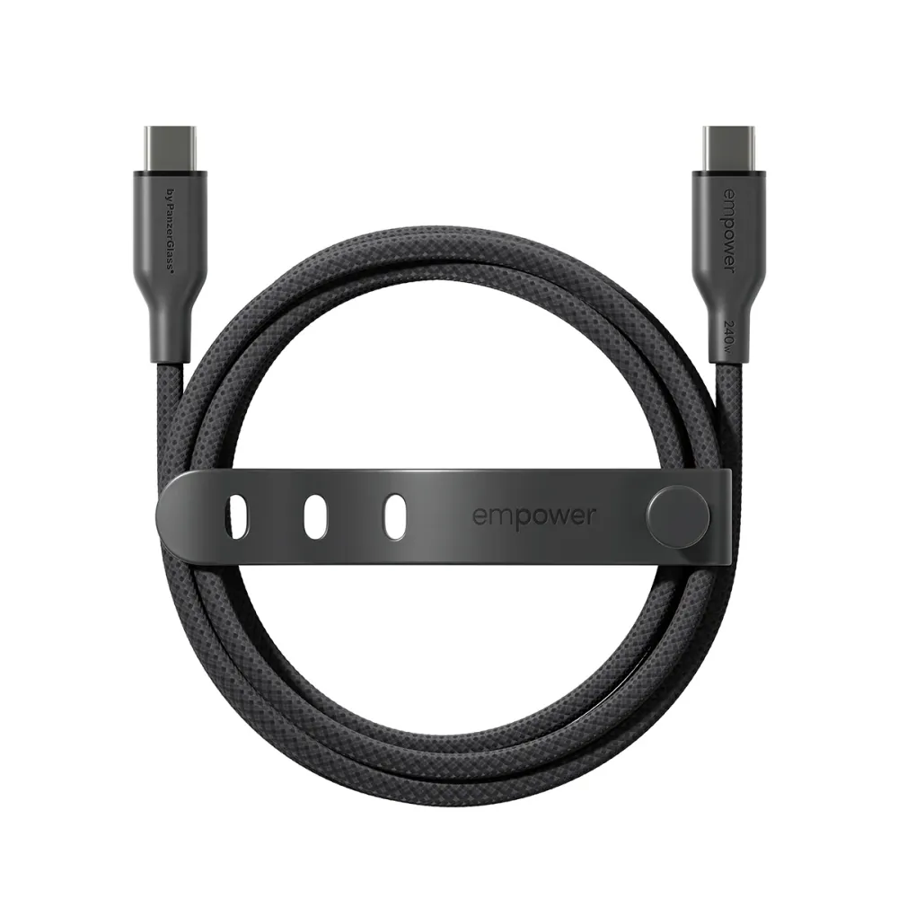 empower PanzerGlass® Racing 240W USB TYPE-C to USB-C