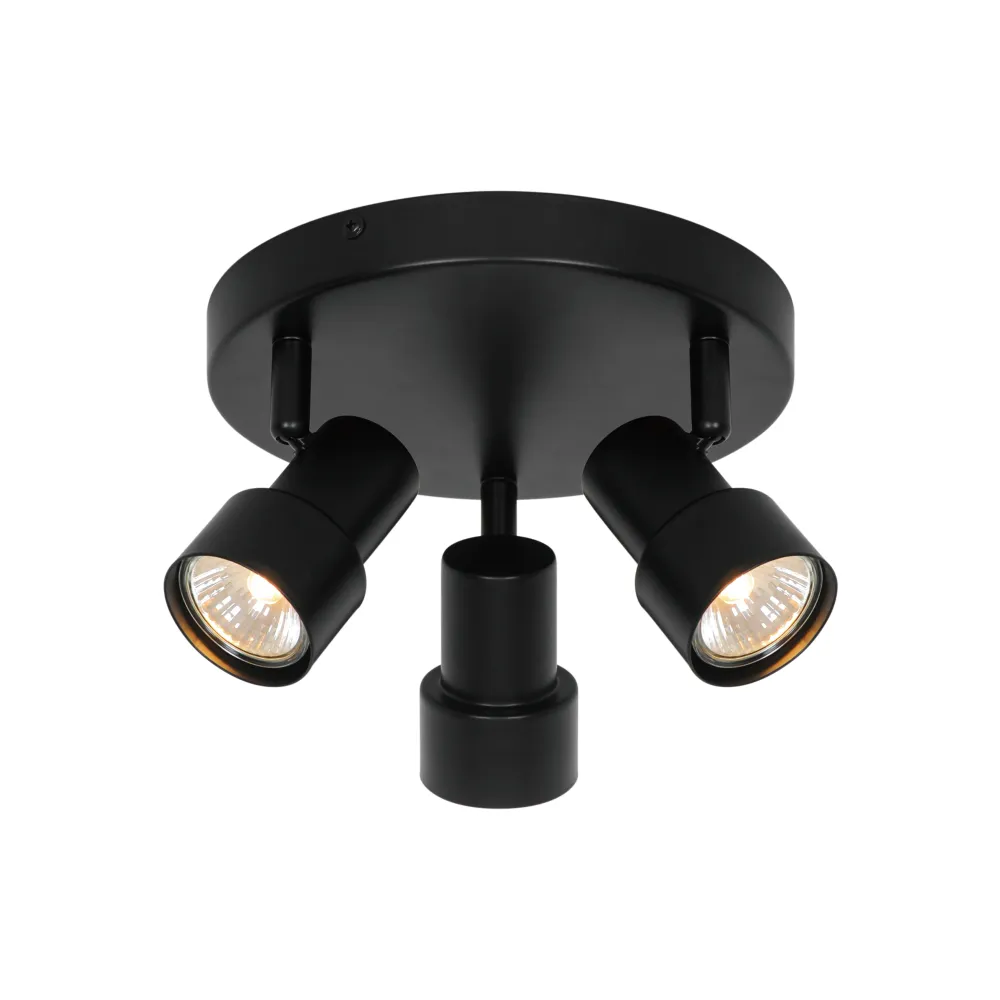 Nordlux Boston 3-rondel Ceiling Portable Black