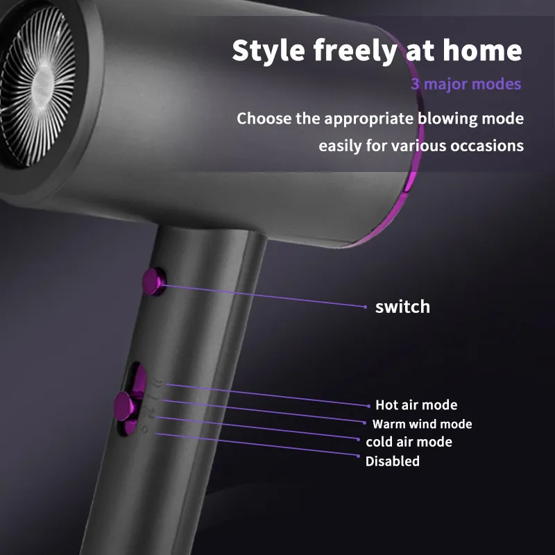 Professional Hair Dryer | Ion Technology Diffuser