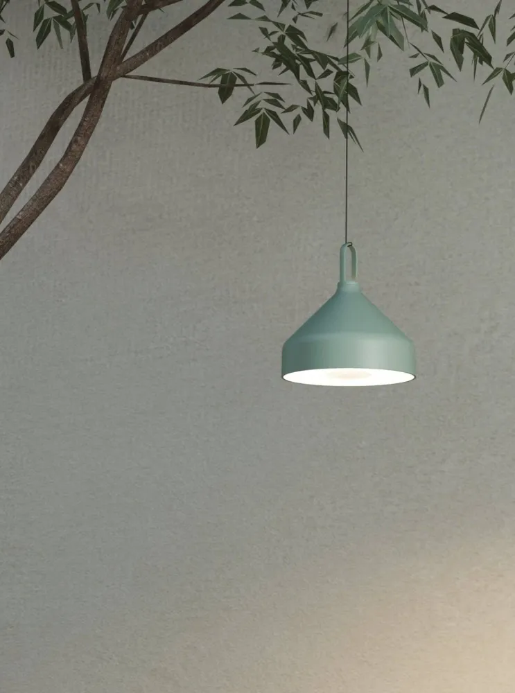 Amelie Pro Hanging Lamp: White Zafferano America