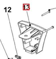 Box electrical component PS 333 Ergoline Blue
