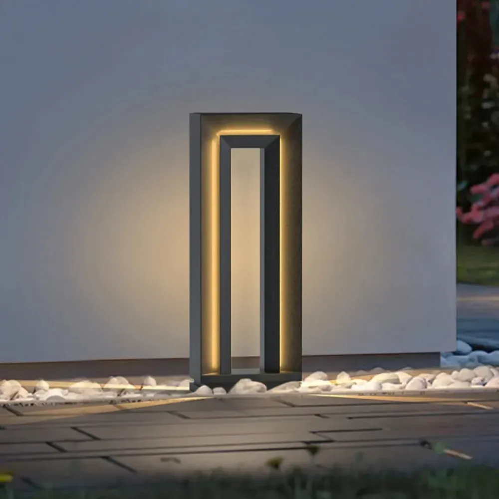 Modern Solar Path Light | Weather Resistant LED Garden Bollard