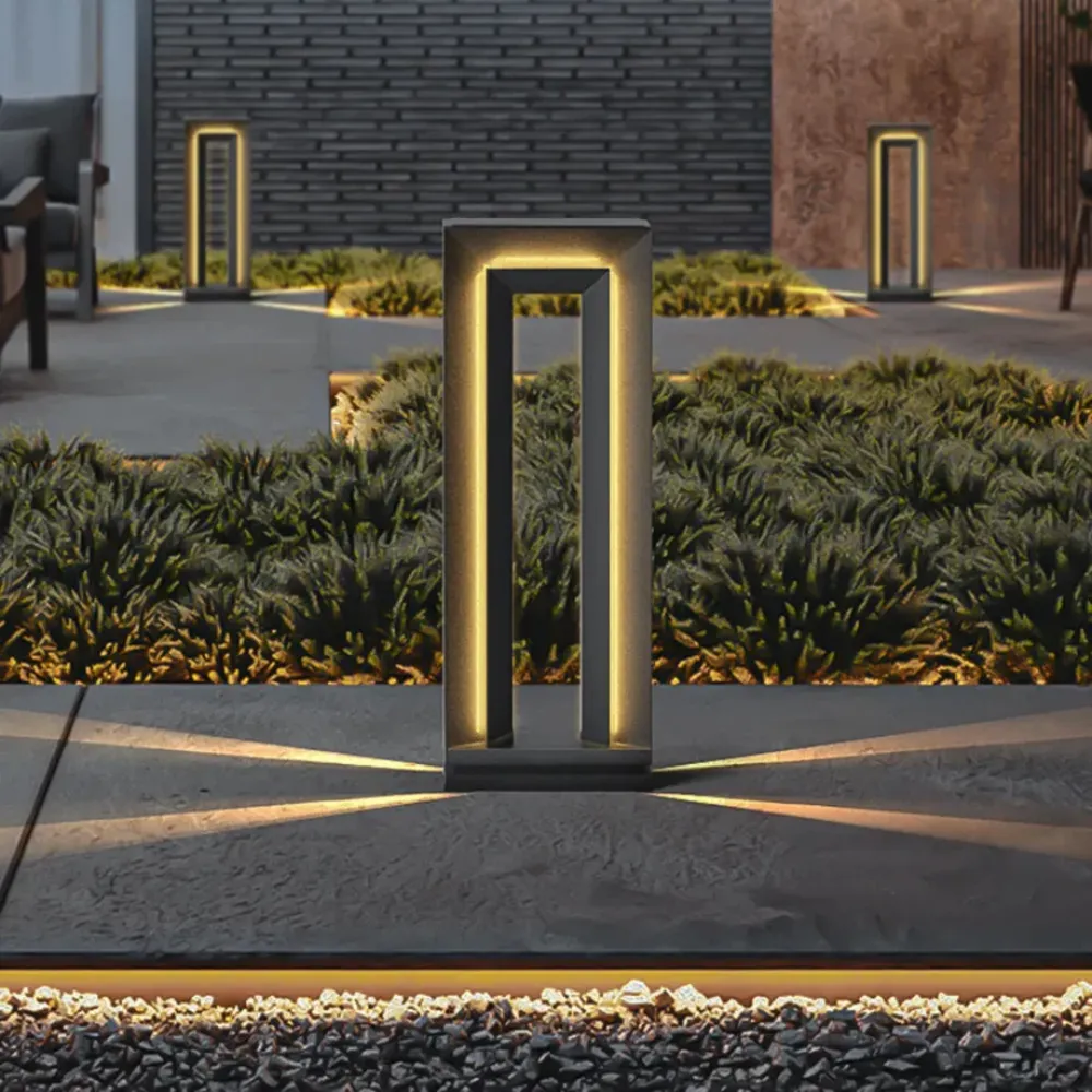 Modern Solar Path Light | Weather Resistant LED Garden Bollard