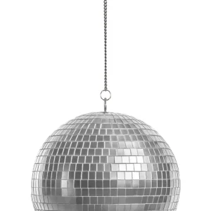 Marconi Batteridrevet Diskokugle m. LED (30 cm)