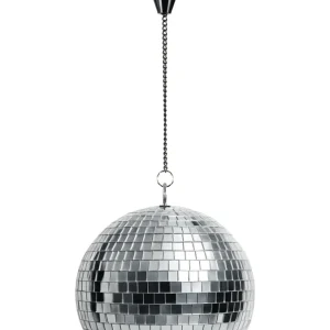 Marconi Batteridrevet Diskokugle m. LED (20 cm)