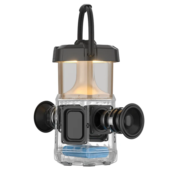 1852 Bordslampa m/bluetooth högtalare, IPX6 vattentät