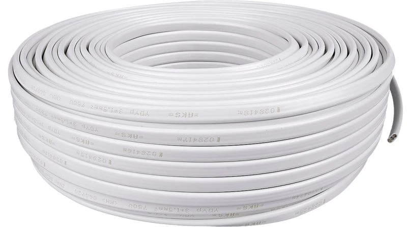 AKS Zielonka YDYp flad installationskabel 3 x 1,5 mm² 450/750 V 100 m