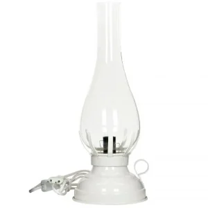 Bordlampe EL 42 cm - Emalje Shell