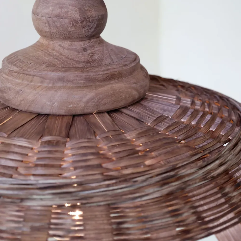 Chic Antique - Rattan Pendel – Natur H43 / Ø62 cm