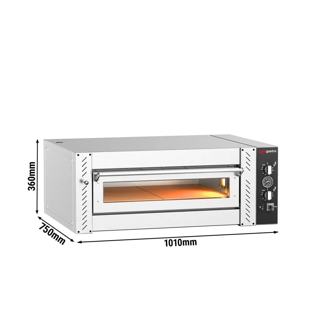 Elektrisk pizzaovn – 4 × 30 cm – manuel