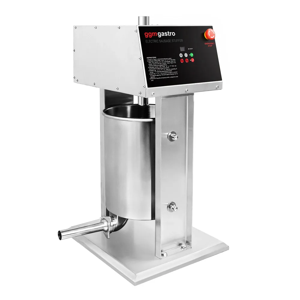 Elektrisk pølsestopper & churro-maskine - 20 Liter - 180 watt - rustfrit alloy - inkl. 3 pølsestoppere & 3 churro-tilbehør
