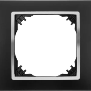 Industrial Elektro-Plast Vestra enkelt dekorativ ramme ebony / krom