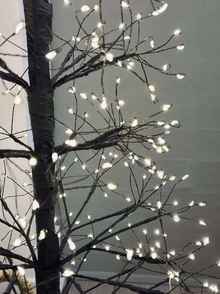 Juletræ med 1600 led vivid - Black