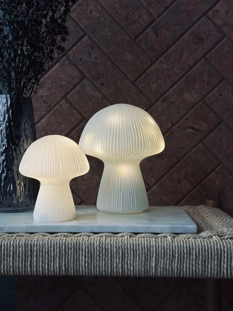 Mushroom Astrid - White 20 cm