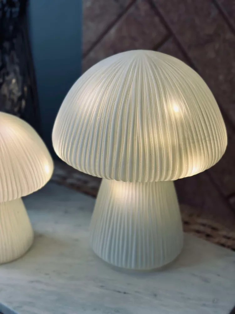 Mushroom Astrid - White 20 cm
