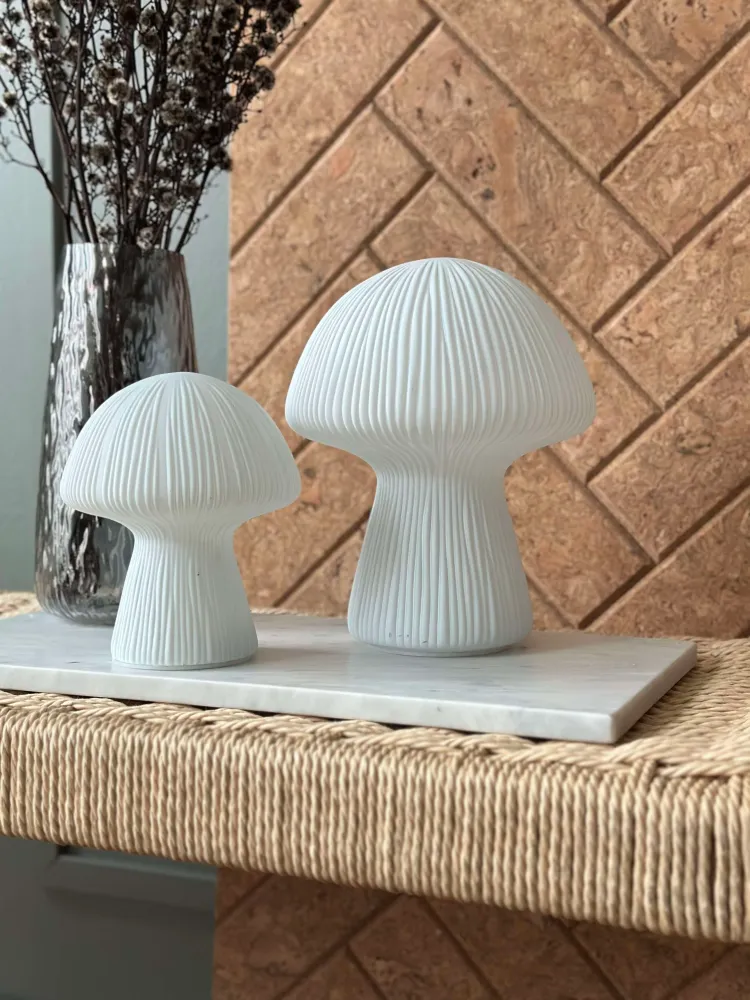 Mushroom Astrid - White 20 cm