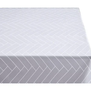 Södahl Damask Dug Tiles 220x140 Cm - Optisk Pearl