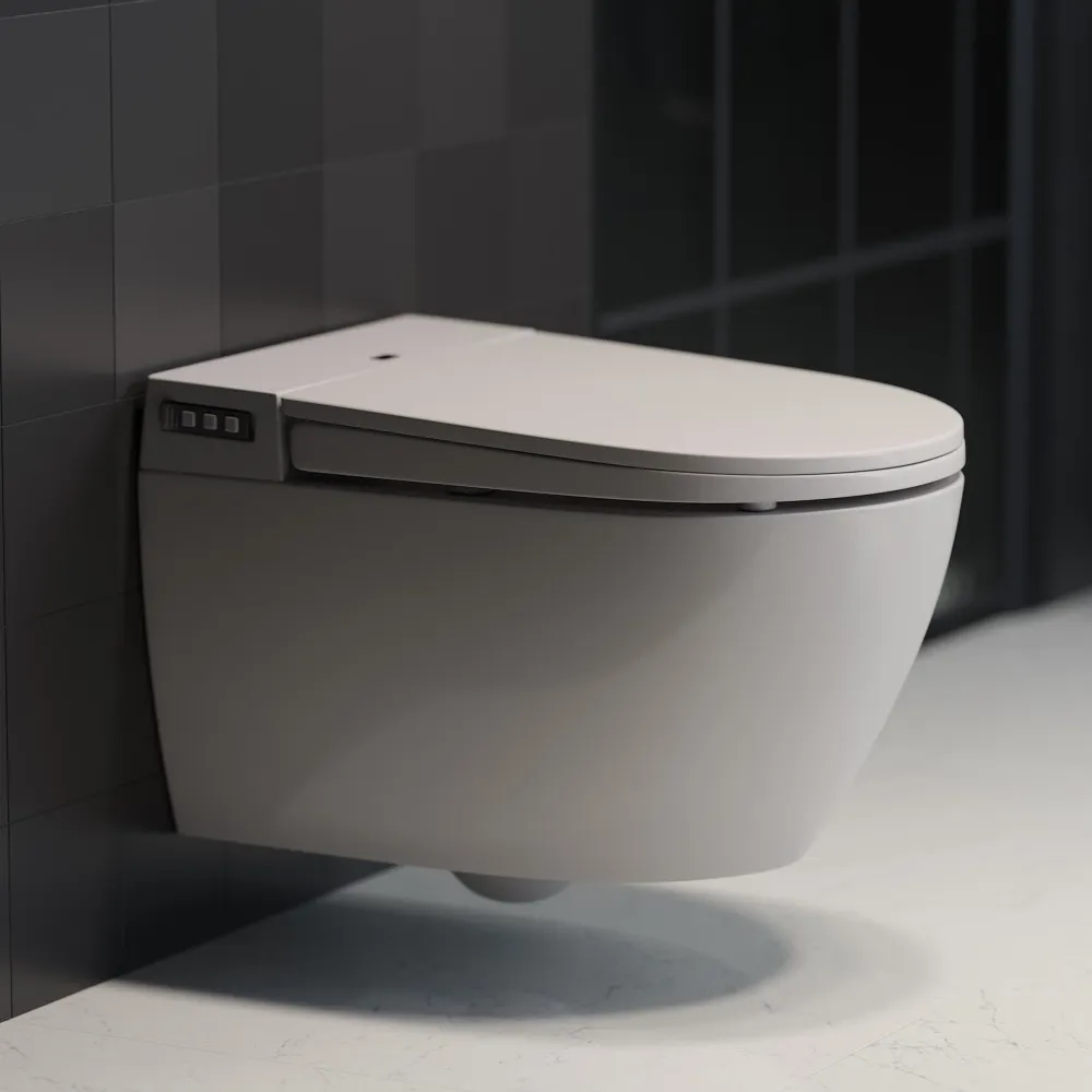 Weatherproof Tisvildeleje Væghængt douchetoilet - "Japansk toilet"