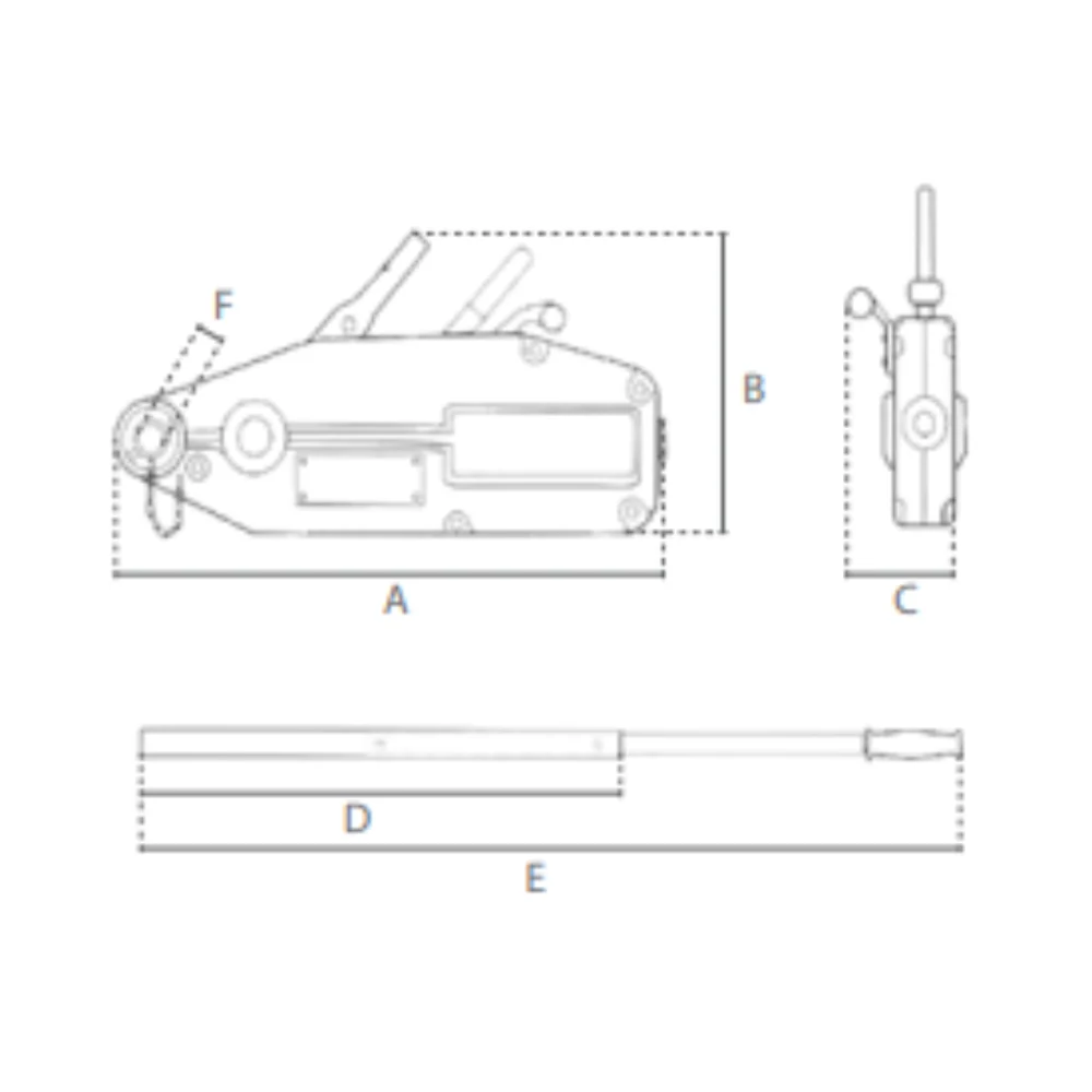 WDL Wiretalje Alu 1.6T inkl. 20m wire