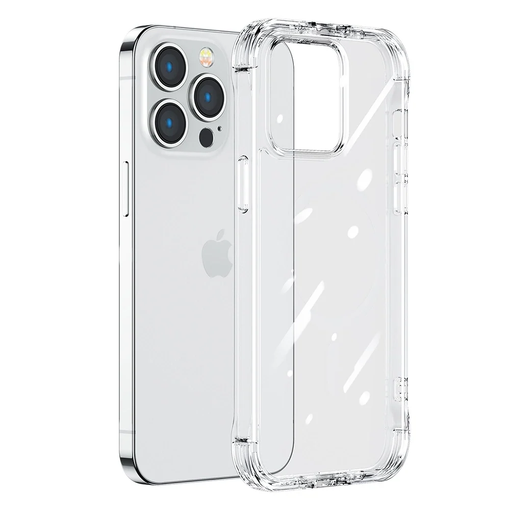 Joyroom Defender Series Case Cover iPhone 14 Pro Max Armored Hook Cover Stand Tydelig (JR-14H4)