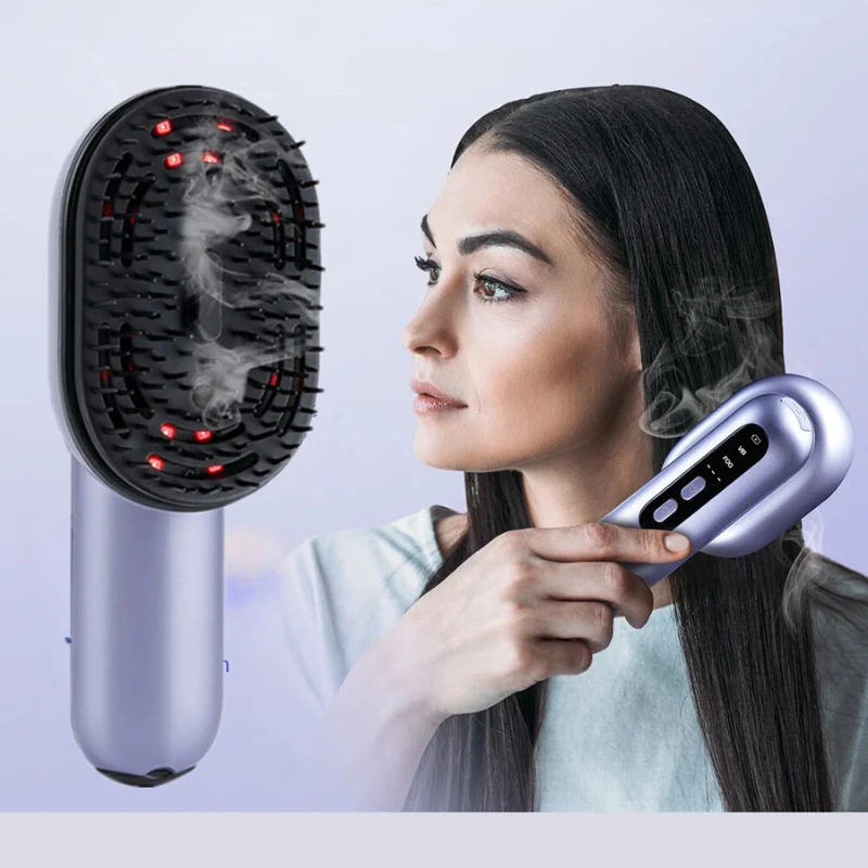 Smart Hair Care Massager | LED Light Therapy Oil Application