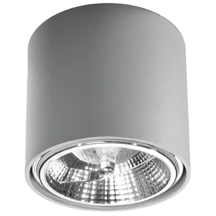 Long Life High Output Loftslampe TIUBE grå