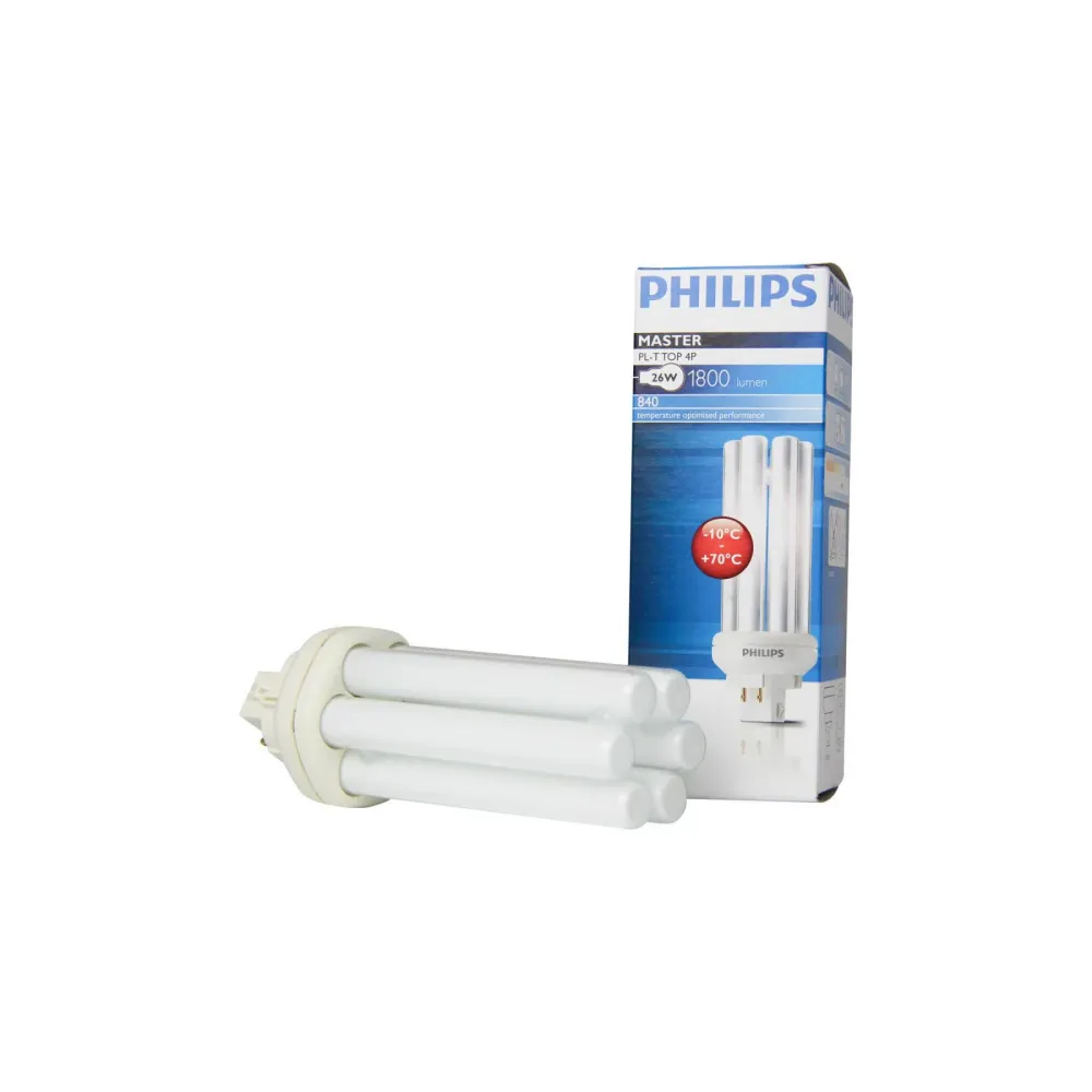 Philips MASTER PL-T Top 26W - 840 kold pearl | 4 Pin