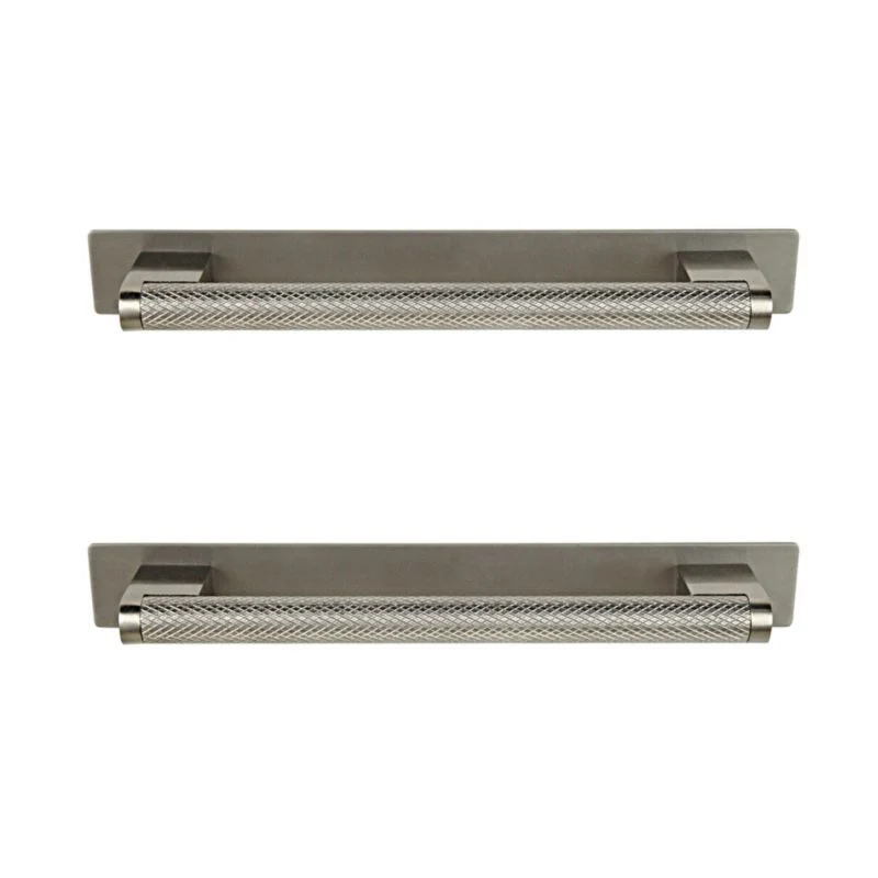 GoodHome Khara møbelgreb 188 mm raised stål-nikkel 2 stk.