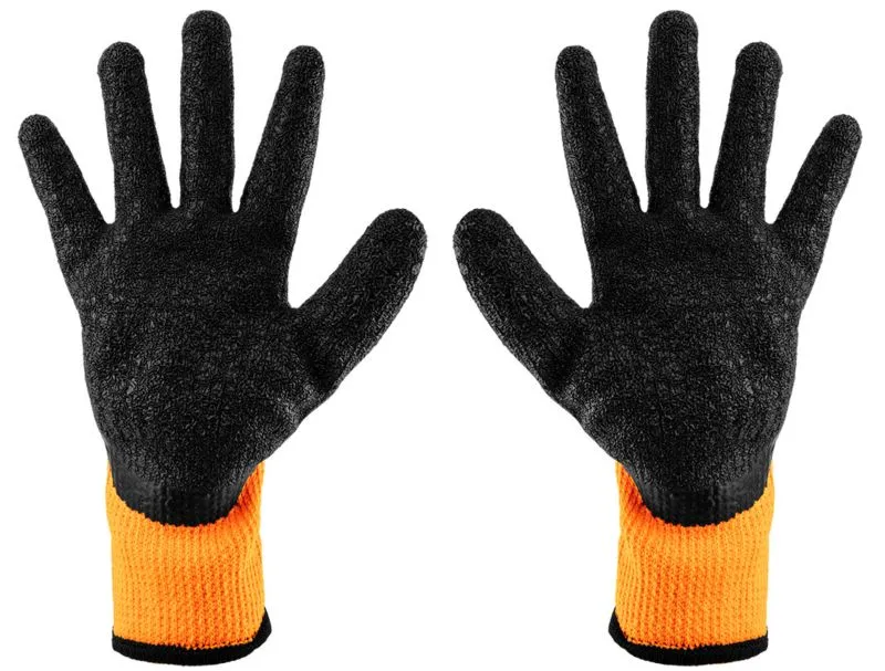 Arbejdshandsker NEO TOOLS polyester belagt med rubberized str. 10 orange 1 par