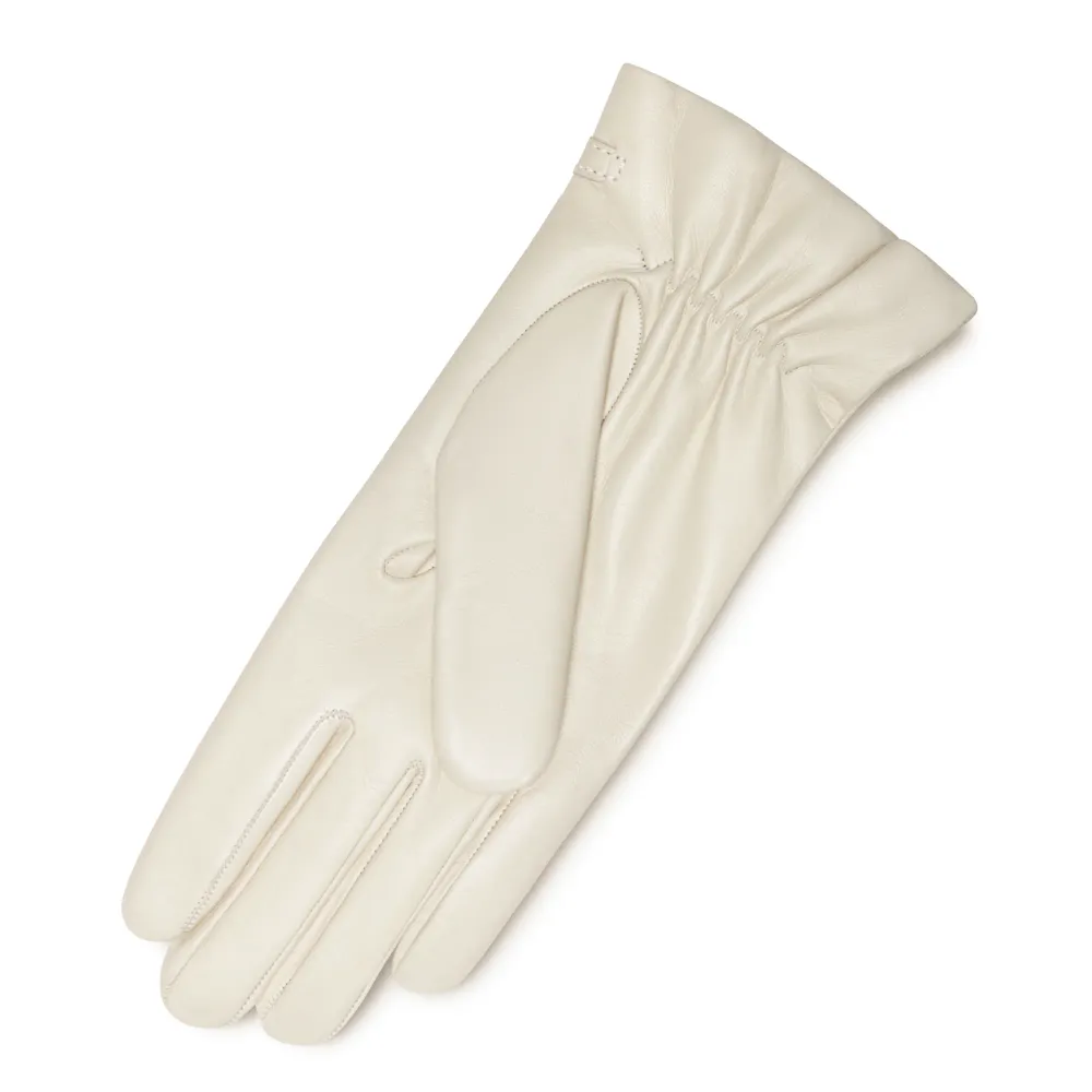 Honoré Marcelia cream goatskin premium læder gloves 6