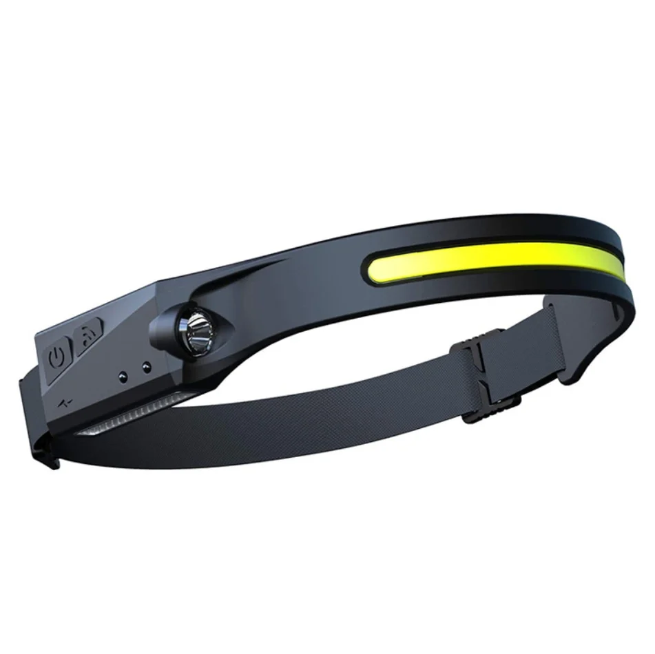 LED headlamp IPX4 motion sensor MODERN USB 1200 mAh - black