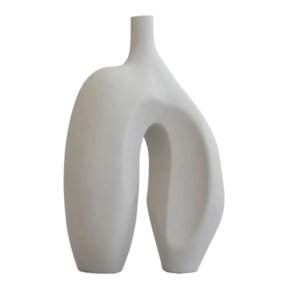 101 CPH Ni vase - medio - birch Zinc Plated