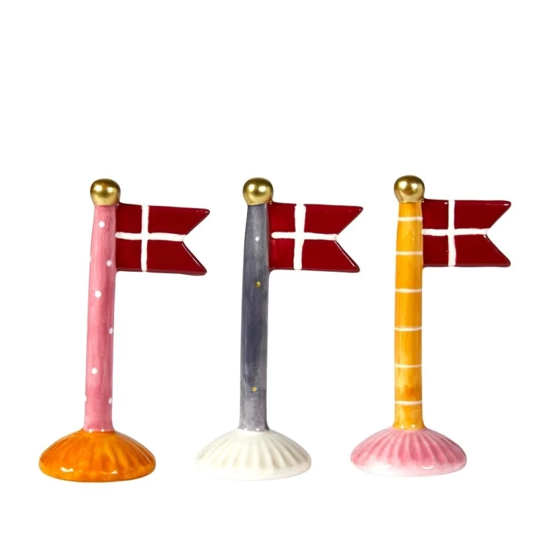 Anti-Corrosion Speedtsberg - Keramik flag H14cm Gul