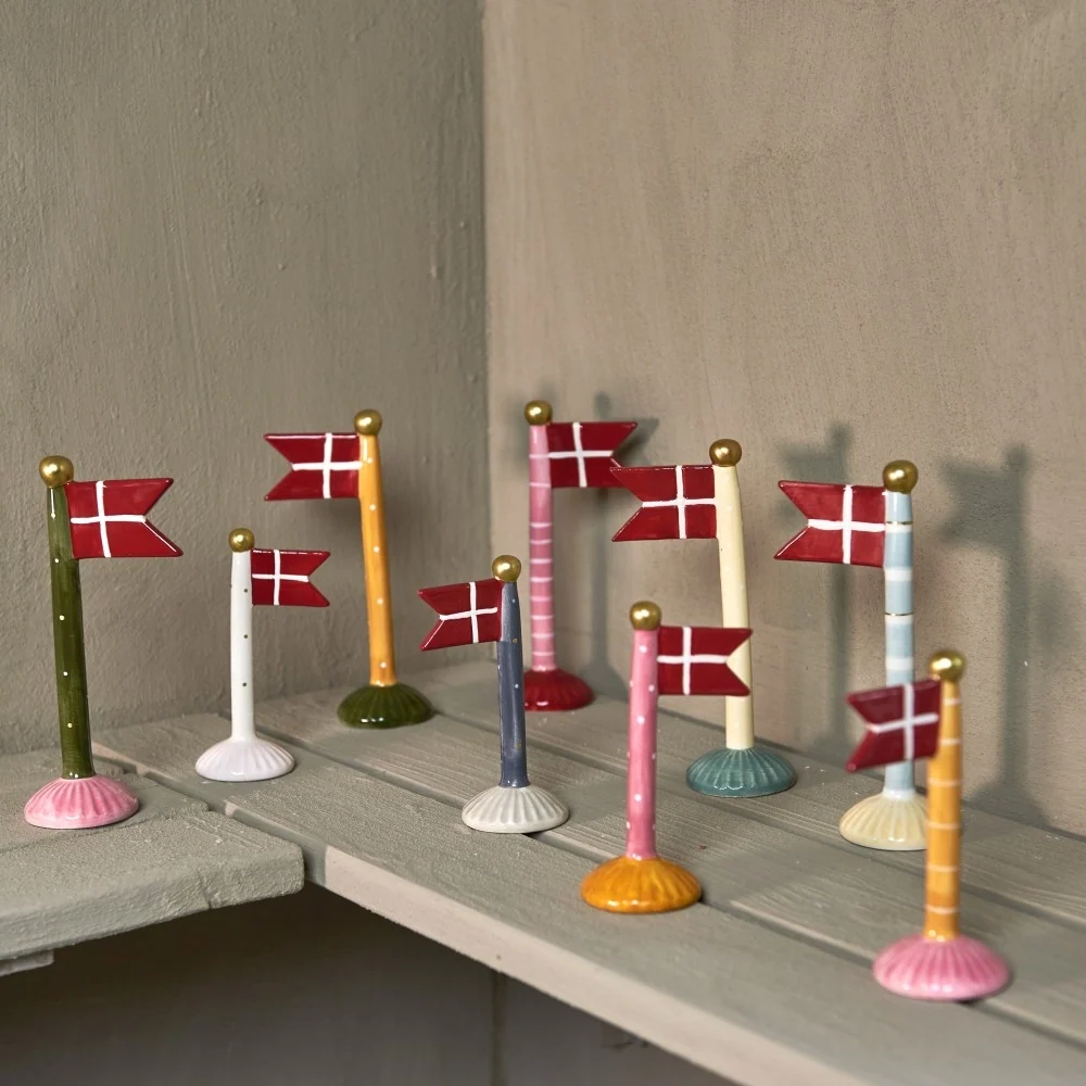 Anti-Corrosion Speedtsberg - Keramik flag H14cm Gul