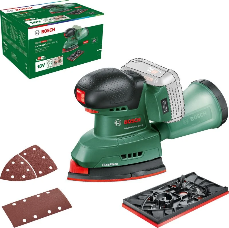Bosch 18V-10 BT universal slibemaskine