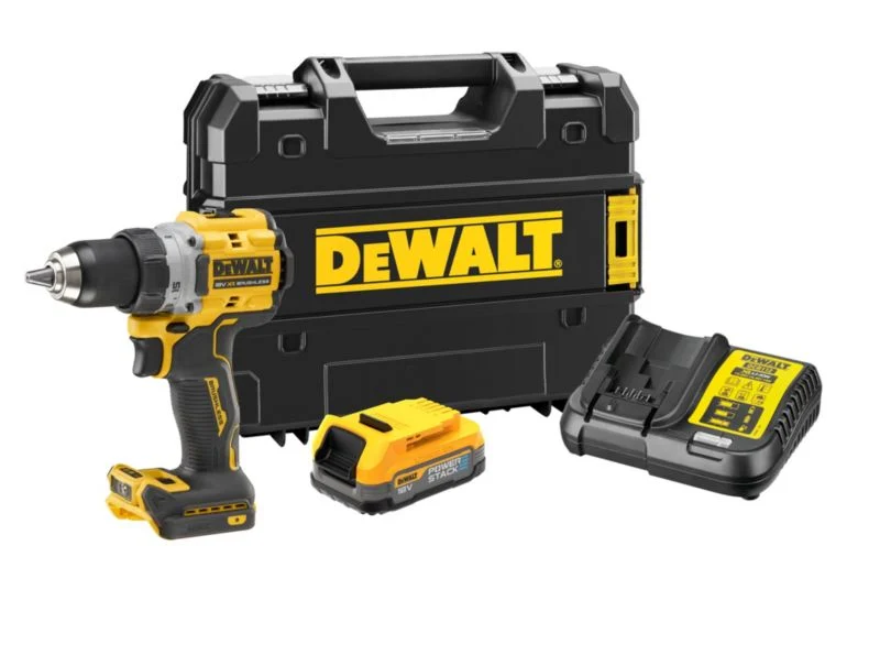 DeWalt 18 V PowerStack 1,7 Ah bore-/skruemaskine