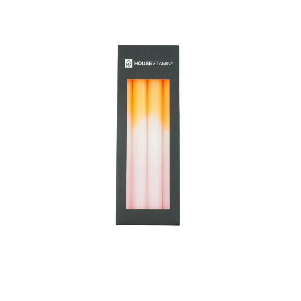 HV Dipdye 4 Tapers - Orange/Lyserød - 25,8x9,5x2,5cm