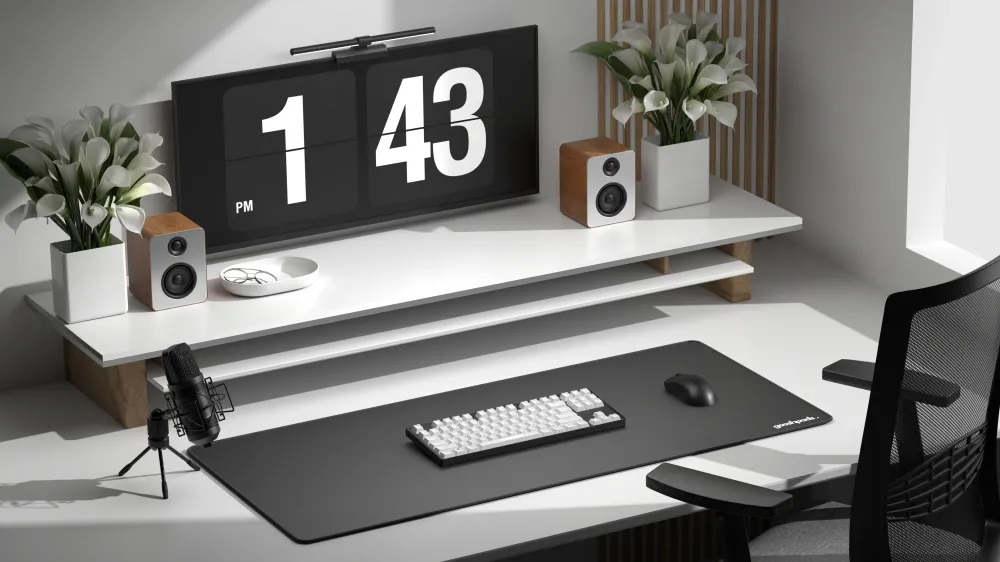 XL Gaming Musemåtte (90x40 cm) - Performance Sort